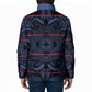 Lesotho Seanamarena - Motlatsi Padded Jacket Basotho Traditional Blanket Style - Blue