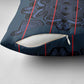 Lesotho Seanamarena - Motlatsi Pillow Cover Basotho Traditional Blanket Style - Blue