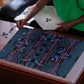 Lesotho Seanamarena - Motlatsi Puzzle Basotho Traditional Blanket Style - Blue