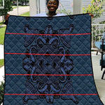 Basotho Blanket Quilt Lesotho Motlatsi Seanamarena Heritage - Blue - African Pride