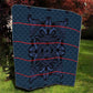 Basotho Blanket Quilt Lesotho Motlatsi Seanamarena Heritage - Blue - African Pride