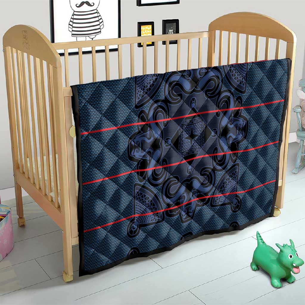 Basotho Blanket Quilt Lesotho Motlatsi Seanamarena Heritage - Blue - African Pride