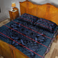Basotho Blanket Quilt Bed Set Lesotho Motlatsi Seanamarena Heritage - Blue - African Pride