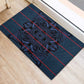 Basotho Blanket Rubber Doormat Lesotho Motlatsi Seanamarena Heritage - Blue - African Pride