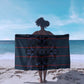 Basotho Blanket Sarong Lesotho Motlatsi Seanamarena Heritage - Blue - African Pride