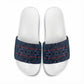 Lesotho Seanamarena - Motlatsi Slide Sandals Basotho Traditional Blanket Style - Blue