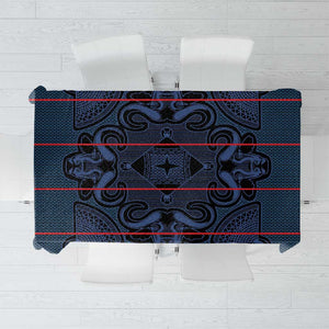 Basotho Blanket Tablecloth Lesotho Motlatsi Seanamarena Heritage - Blue - African Pride