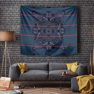 Basotho Blanket Tapestry Lesotho Motlatsi Seanamarena Heritage - Blue - African Pride