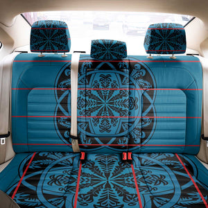 Basotho Blanket Back Car Seat Cover Lesotho Kharetsa Seanamarena Heritage - Blue - African Pride