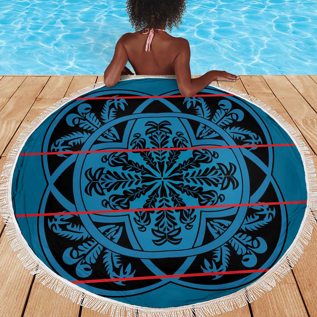 Basotho Blanket Beach Blanket Lesotho Kharetsa Seanamarena Heritage - Blue - African Pride