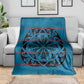 Basotho Blanket Blanket Lesotho Kharetsa Seanamarena Heritage - Blue - African Pride