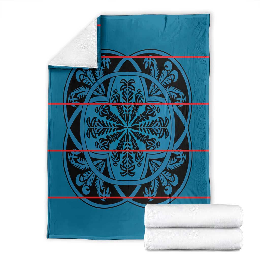 Basotho Blanket Blanket Lesotho Kharetsa Seanamarena Heritage - Blue - African Pride