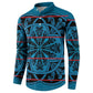 Lesotho Seanamarena - Kharetsa Button Sweatshirt Basotho Traditional Blanket Style