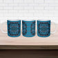 Lesotho Seanamarena - Kharetsa Ceramic Mug Basotho Traditional Blanket Style