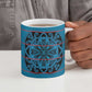 Lesotho Seanamarena - Kharetsa Ceramic Mug Basotho Traditional Blanket Style