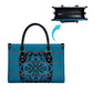 Lesotho Seanamarena - Kharetsa Leather Bag Basotho Traditional Blanket Style