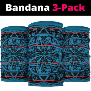 Basotho Blanket Neck Gaiter Lesotho Kharetsa Seanamarena Heritage - Blue - African Pride