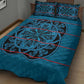 Basotho Blanket Quilt Bed Set Lesotho Kharetsa Seanamarena Heritage - Blue - African Pride