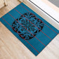 Basotho Blanket Rubber Doormat Lesotho Kharetsa Seanamarena Heritage - Blue - African Pride