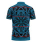 Lesotho Seanamarena - Kharetsa Zipper Polo Shirt Basotho Traditional Blanket Style