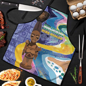 Nigeria Osun-Osogbo Festival Apron Oshun God - Yoruba Pattern
