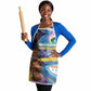 Nigeria Osun-Osogbo Festival Apron Oshun God - Yoruba Pattern