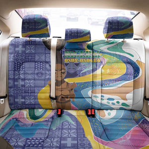 Nigeria Osun-Osogbo Festival Back Car Seat Cover Oshun God - Yoruba Pattern - African Pride