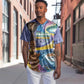 Nigeria Osun-Osogbo Festival Baseball Jersey Oshun God - Yoruba Pattern - African Pride