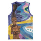 Nigeria Osun-Osogbo Festival Basketball Jersey Oshun God - Yoruba Pattern - African Pride