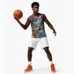 Nigeria Osun-Osogbo Festival Basketball Jersey Oshun God - Yoruba Pattern - African Pride