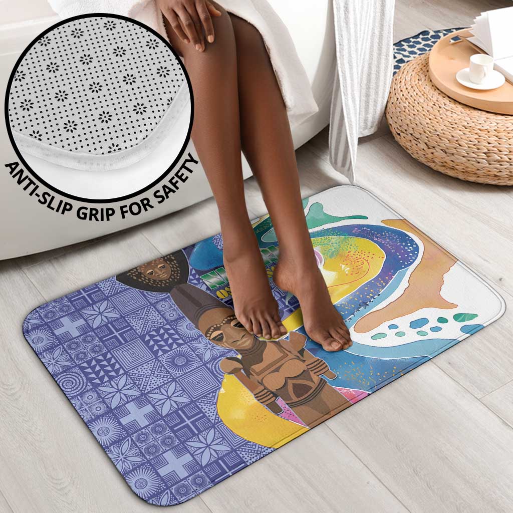 Nigeria Osun-Osogbo Festival Bathroom Set Oshun God - Yoruba Pattern