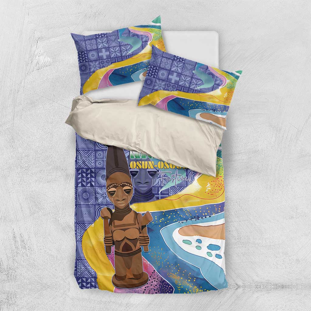 Nigeria Osun-Osogbo Festival Bedding Set Oshun God - Yoruba Pattern - African Pride