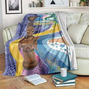 Nigeria Osun-Osogbo Festival Blanket Oshun God - Yoruba Pattern - African Pride