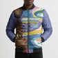 Nigeria Osun-Osogbo Festival Bomber Puffer Jacket Oshun God - Yoruba Pattern