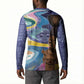 Nigeria Osun-Osogbo Festival Button Sweatshirt Oshun God - Yoruba Pattern