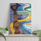 Nigeria Osun-Osogbo Festival Canvas Wall Art Oshun God - Yoruba Pattern - African Pride