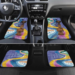 Nigeria Osun-Osogbo Festival Car Mats Oshun God - Yoruba Pattern - African Pride