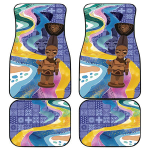 Nigeria Osun-Osogbo Festival Car Mats Oshun God - Yoruba Pattern - African Pride