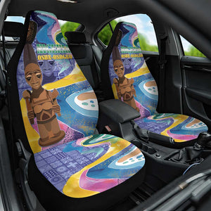 Nigeria Osun-Osogbo Festival Car Seat Cover Oshun God - Yoruba Pattern - African Pride