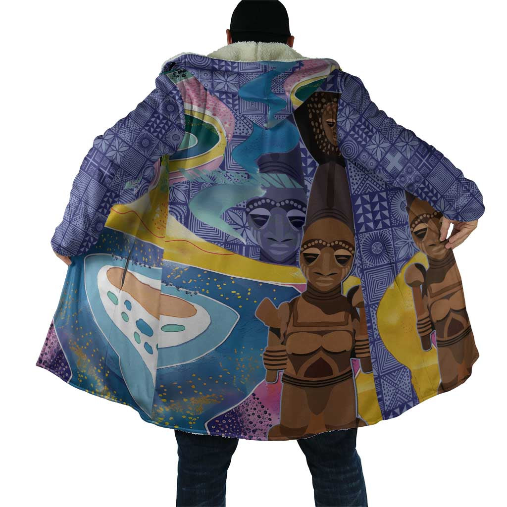 Nigeria Osun-Osogbo Festival Cloak Oshun God - Yoruba Pattern