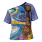 Nigeria Osun-Osogbo Festival Cross Shoulder Shirt Oshun God - Yoruba Pattern