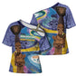 Nigeria Osun-Osogbo Festival Cross Shoulder Shirt Oshun God - Yoruba Pattern