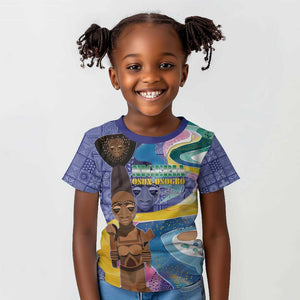 Nigeria Osun-Osogbo Festival Kid T shirt Oshun God - Yoruba Pattern - African Pride