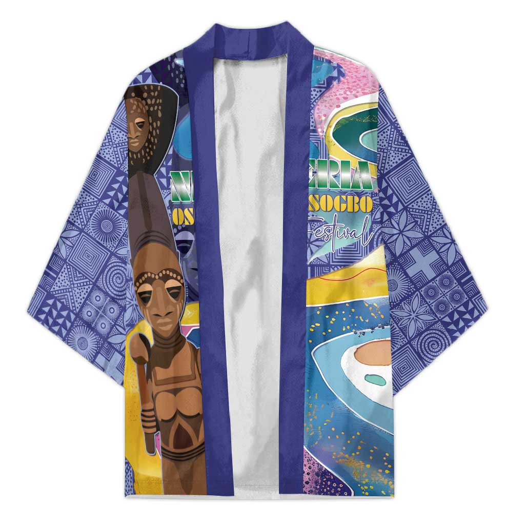 Nigeria Osun-Osogbo Festival Kimono Oshun God - Yoruba Pattern
