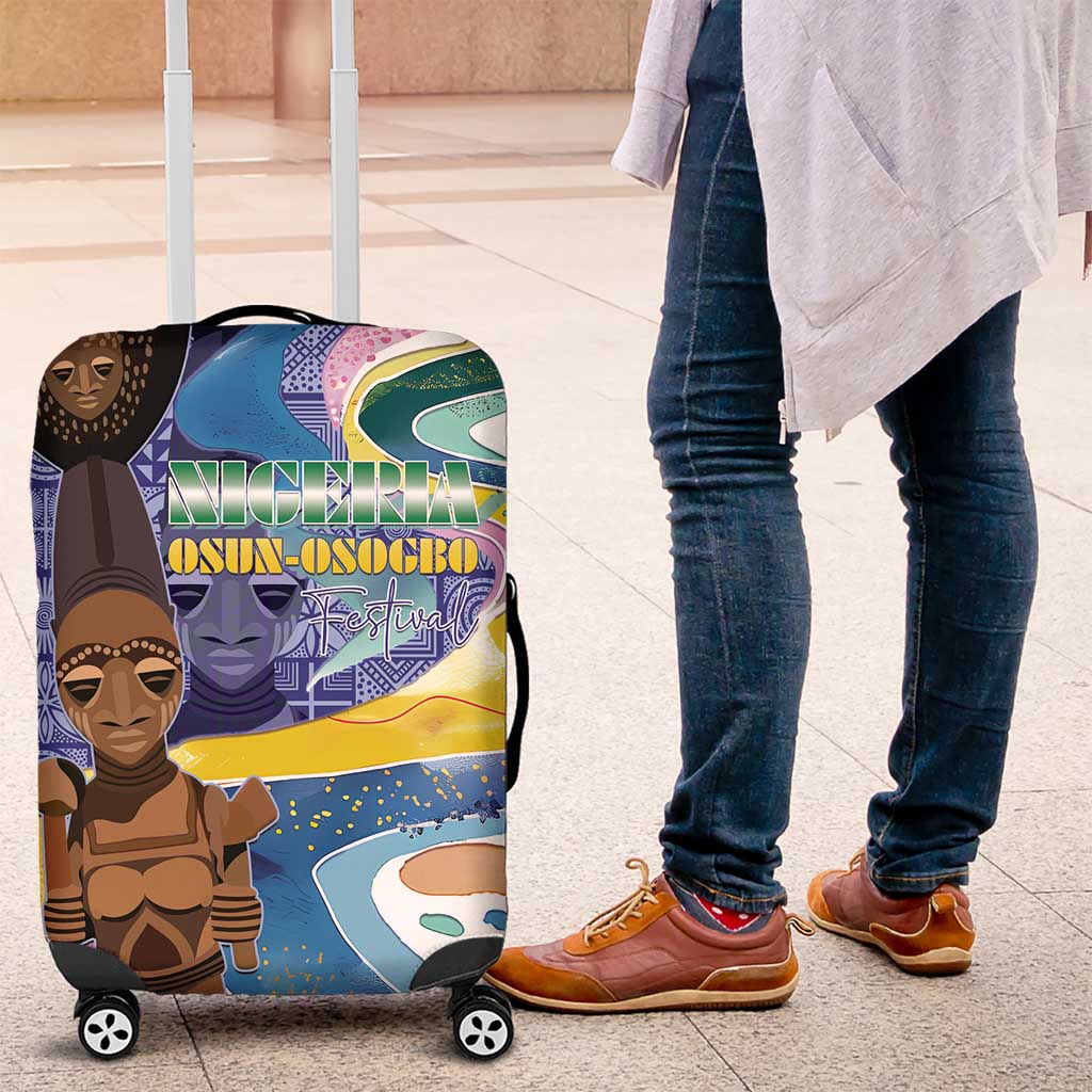 Nigeria Osun-Osogbo Festival Luggage Cover Oshun God - Yoruba Pattern - African Pride
