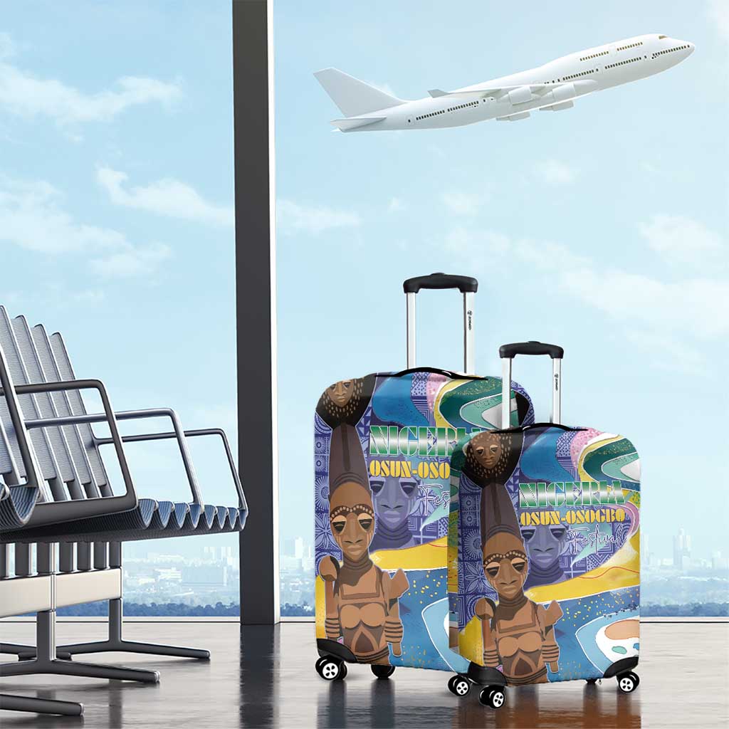 Nigeria Osun-Osogbo Festival Luggage Cover Oshun God - Yoruba Pattern - African Pride