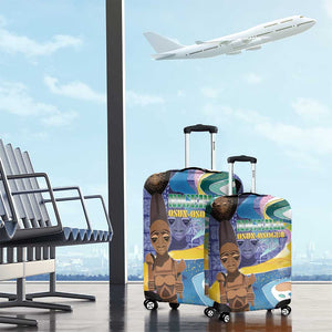 Nigeria Osun-Osogbo Festival Luggage Cover Oshun God - Yoruba Pattern - African Pride