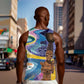 Nigeria Osun-Osogbo Festival Men Tank Top Oshun God - Yoruba Pattern - African Pride