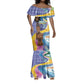 Nigeria Osun-Osogbo Festival Mermaid Dress Oshun God - Yoruba Pattern - African Pride