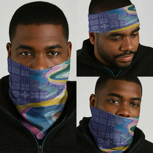 Nigeria Osun-Osogbo Festival Neck Gaiter Oshun God - Yoruba Pattern - African Pride